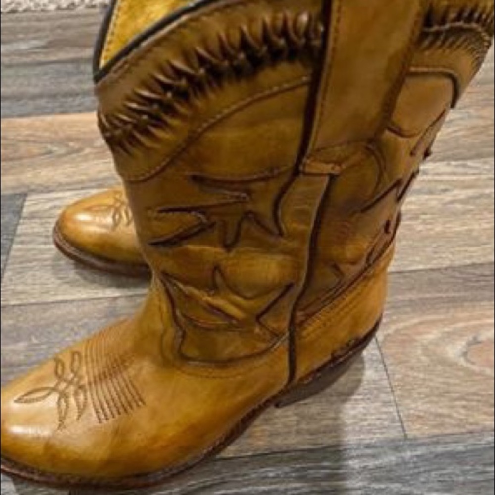 Bed Stu Cowboy Boots Size 7.5